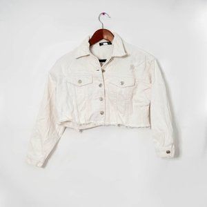 Yoins White Jean Jacket